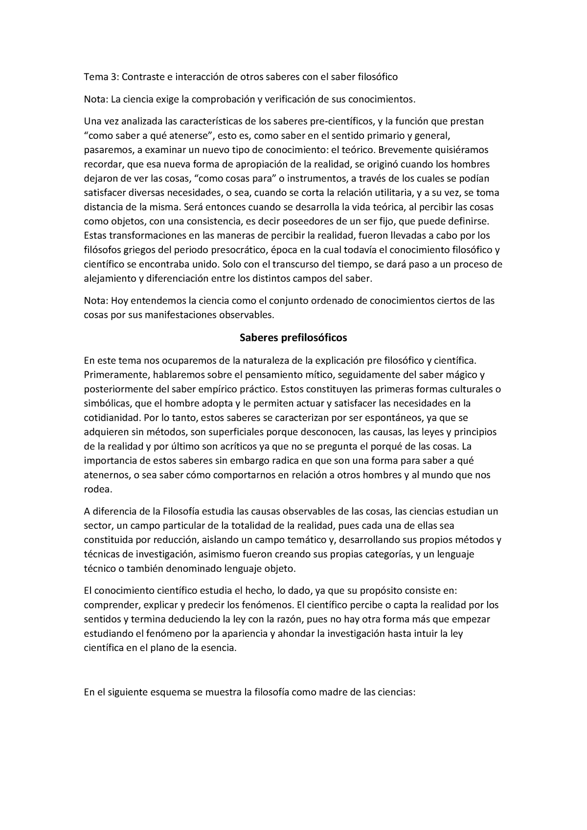 Tema 3- Filosofía completo - Tema 3: Contraste e interacción de otros ...