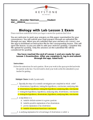 End of Module 3 Study Guide Answer Key - 241 - Studocu