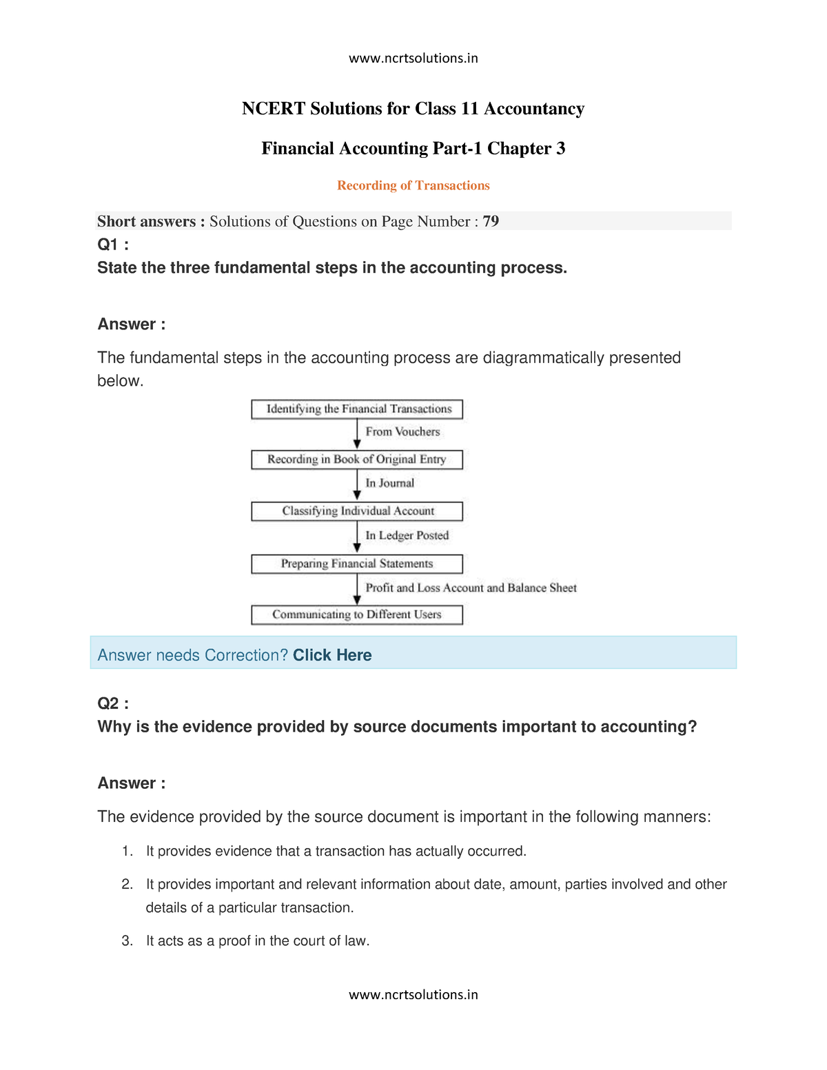 case study class 11 accountancy