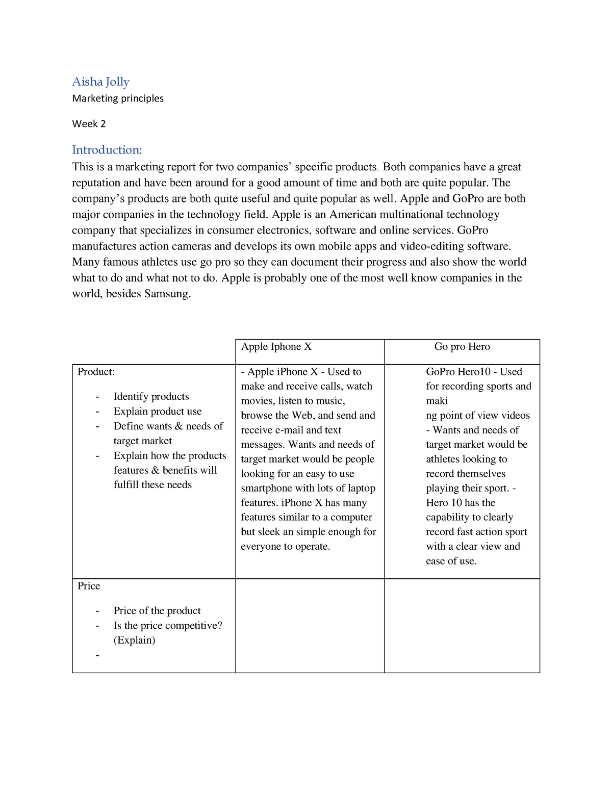 essay on marketing principles