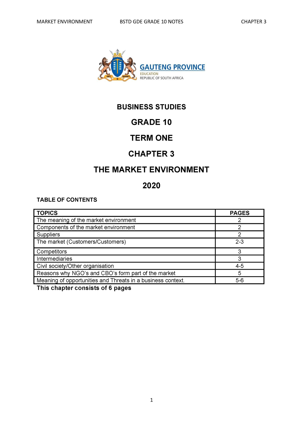 business studies grade 10 essays pdf term 2