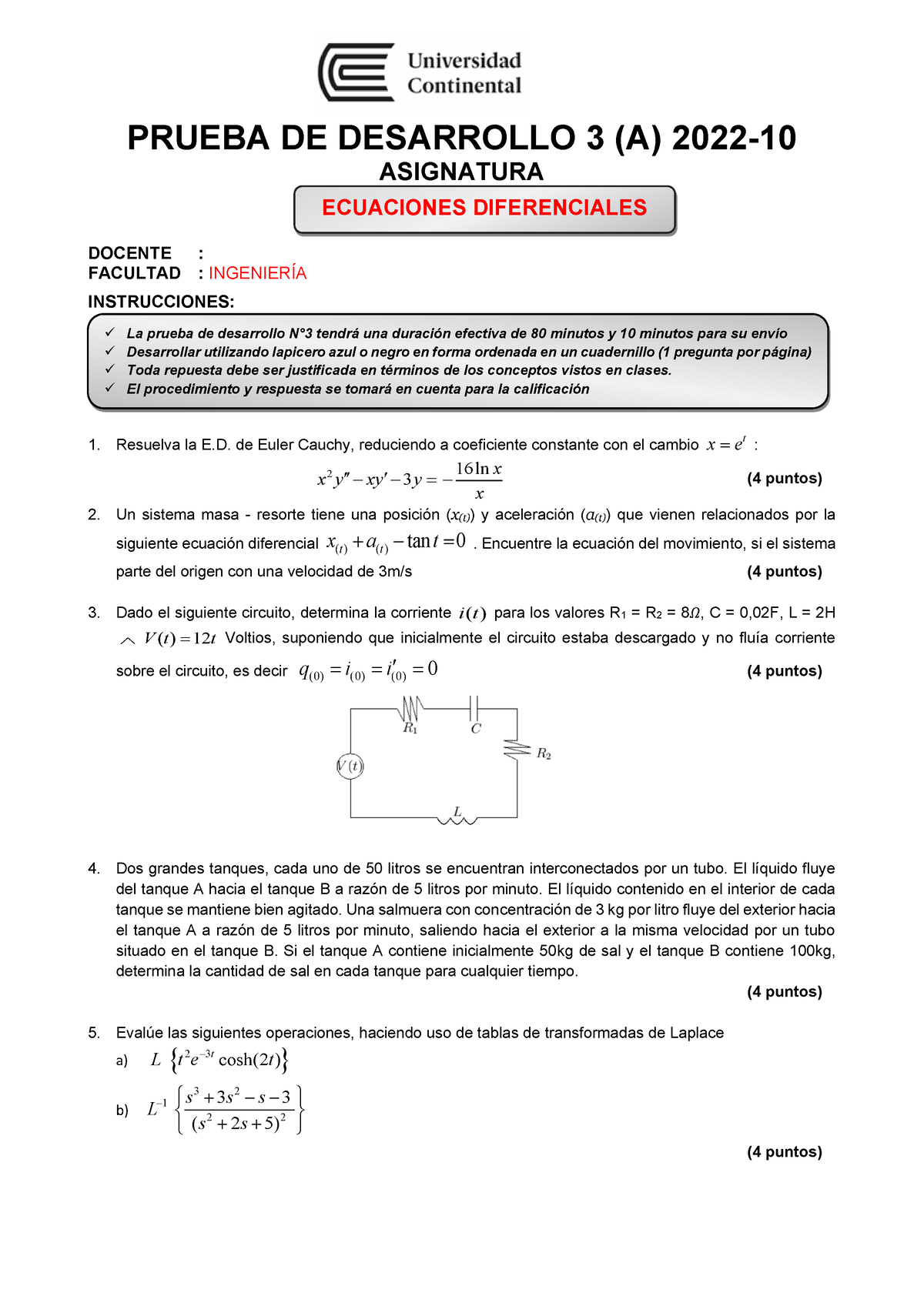 PD - 3A - Practica De Ecuaciones Diferenciales Resuelta Universidad ...