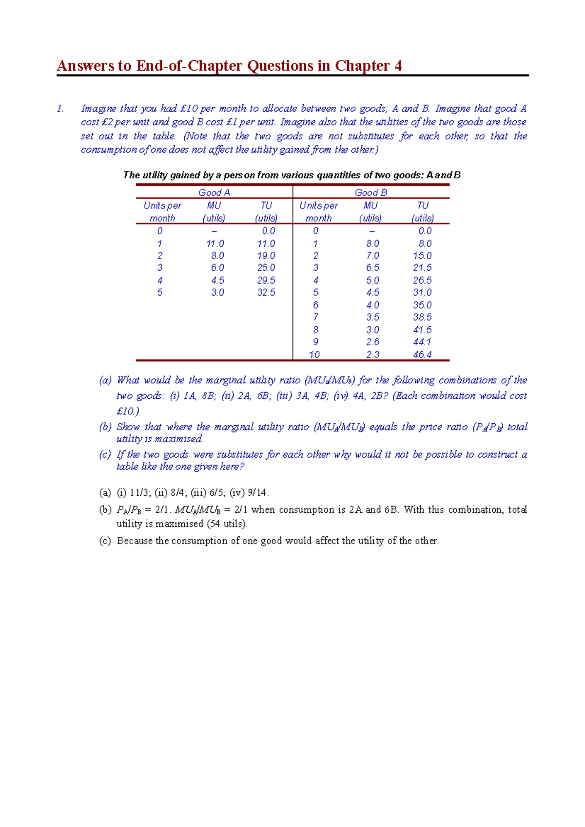 Answers To Chap 4 Questions - Answers To End-of-Chapter Questions In ...