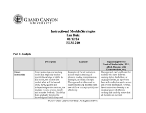 ELM-210-D-T2-Luz Ruiz - Aligning Standards And Learning Objectives Luz ...