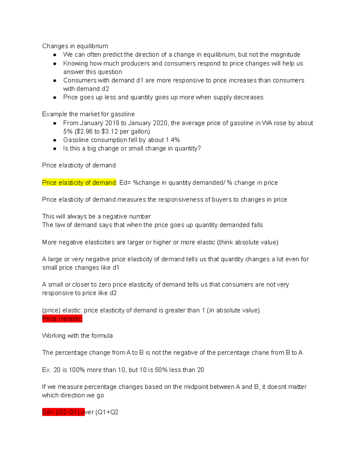 Econ Chap 4 - Econ 200 UW Prof Jacobs Lecture and textbook notes ...