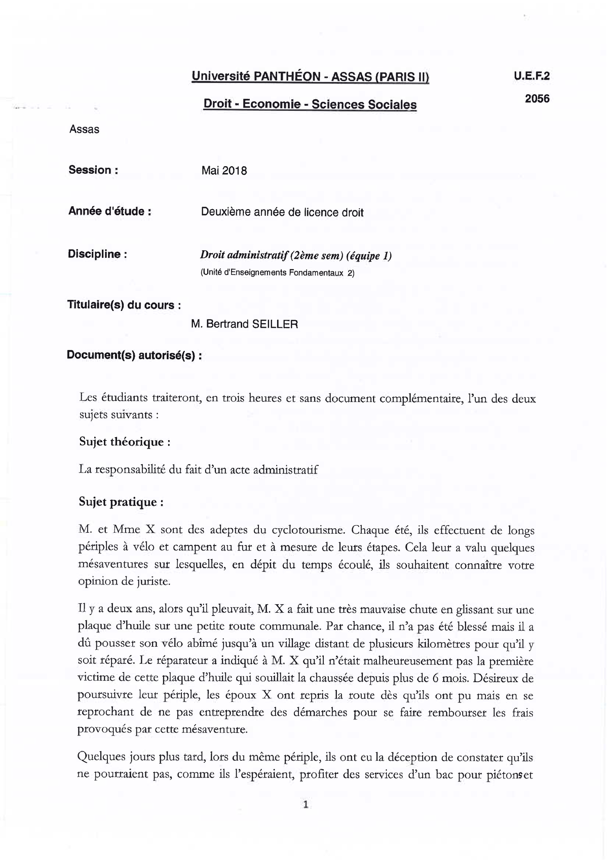 sujet dissertation droit administratif