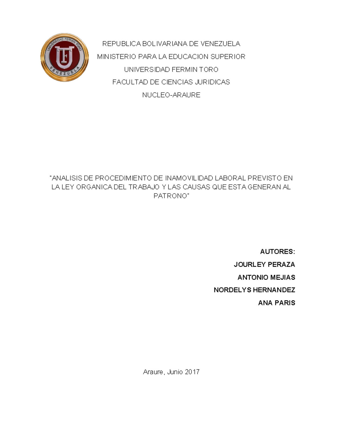 Tesis metodologia - REPUBLICA BOLIVARIANA DE VENEZUELA MINISTERIO PARA ...