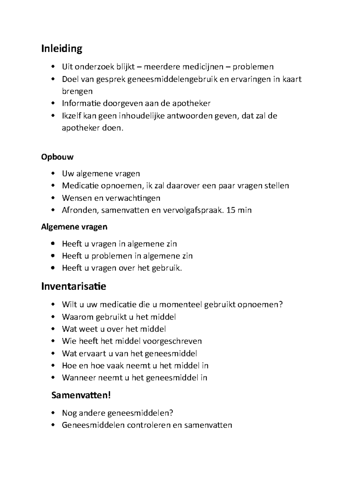 Interview 2 Schema - Inleiding Uit Onderzoek Blijkt – Meerdere ...