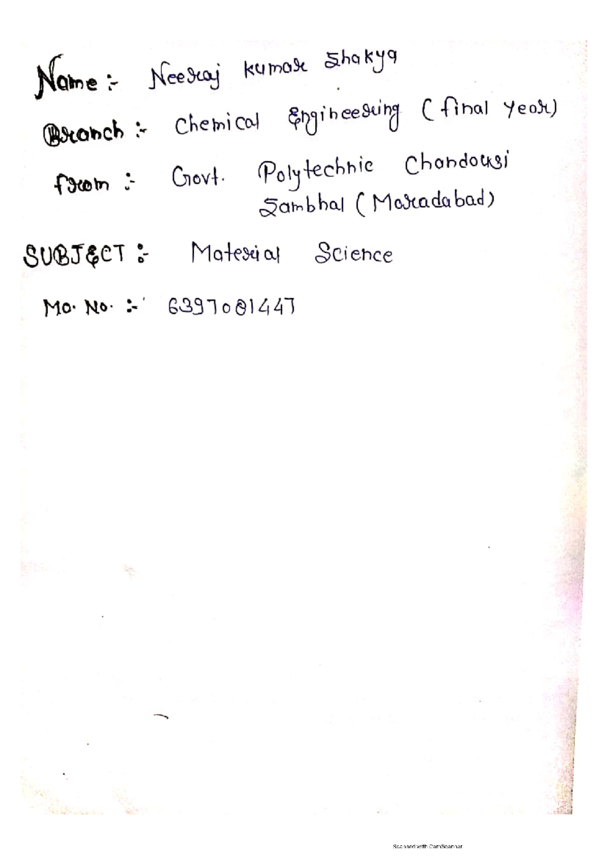 Material science PDF N - B.tech - Studocu