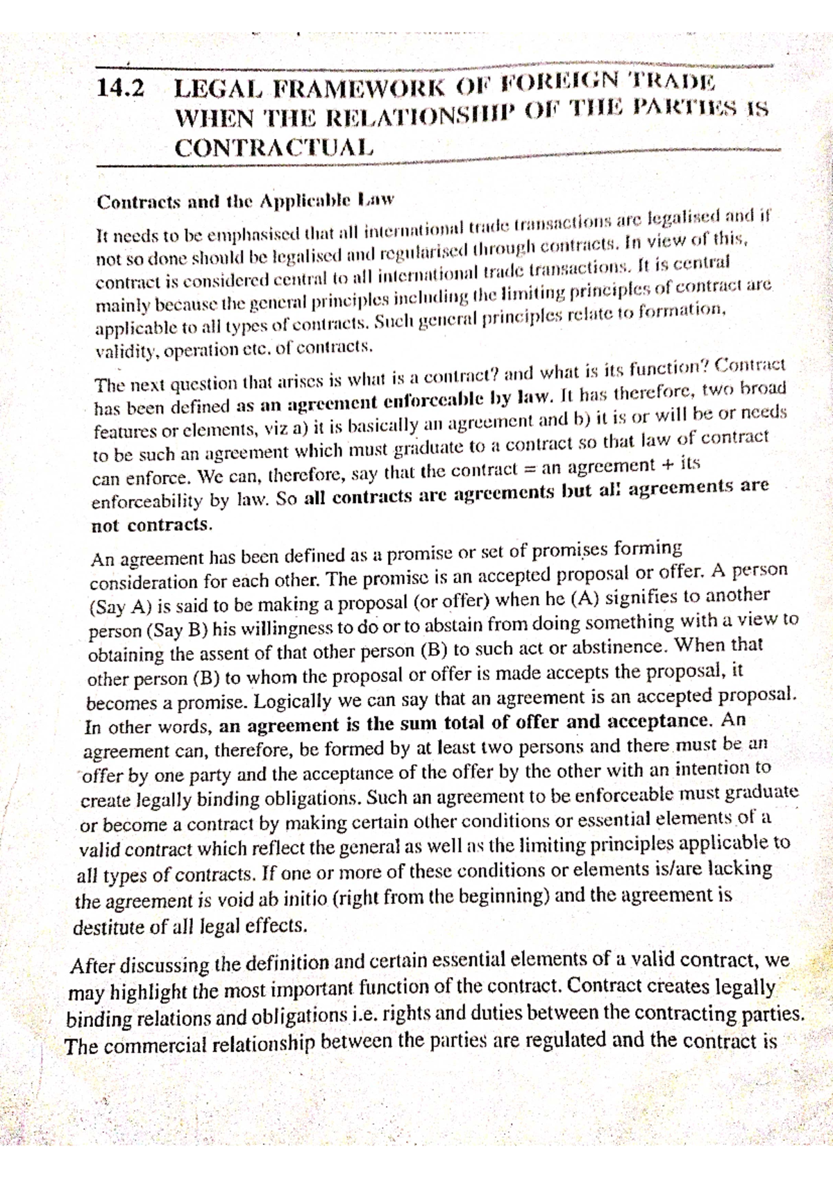 introduction of legal frame work foreign trade - International Business ...