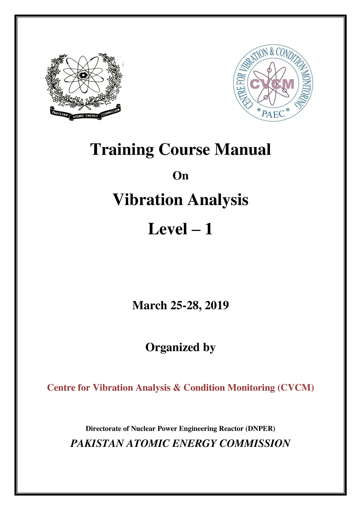 Training Course Manual On Vibration Analysis - Training Course Manual ...