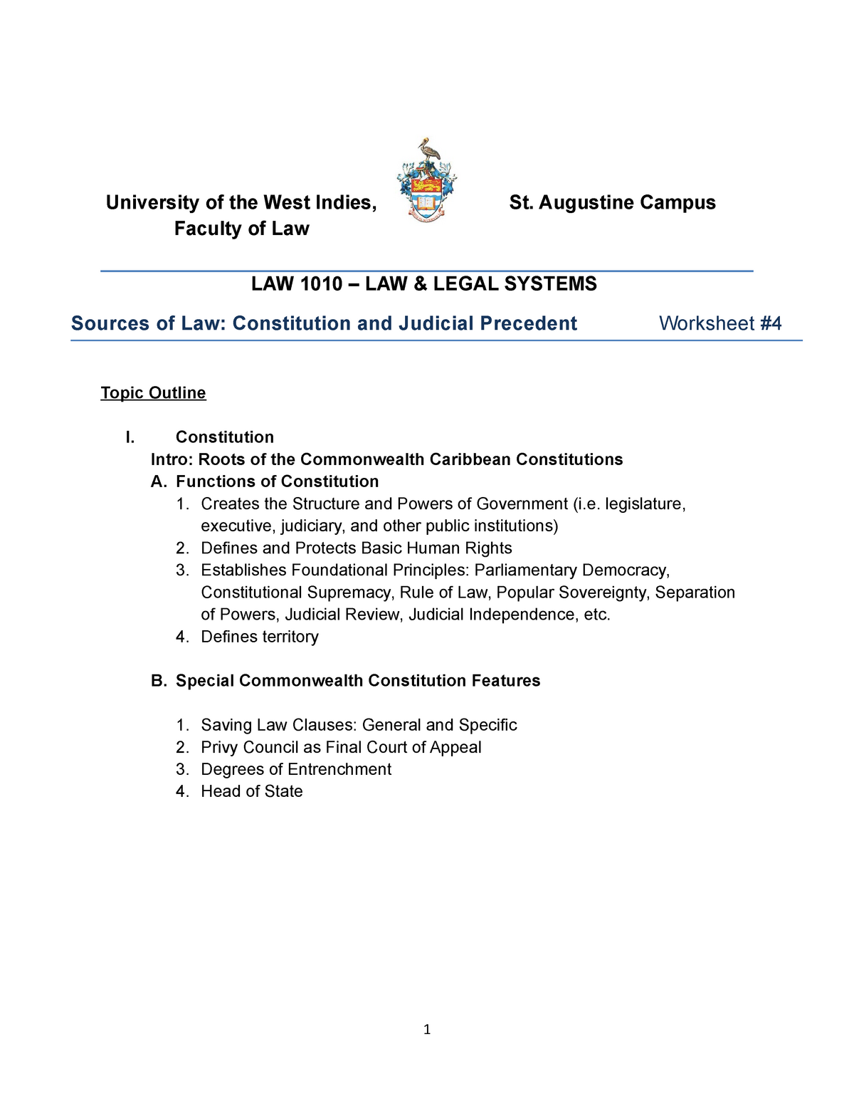 Worksheet #20 Sources of Law 20 - Constitution and Judicial Regarding Outline Of The Constitution Worksheet
