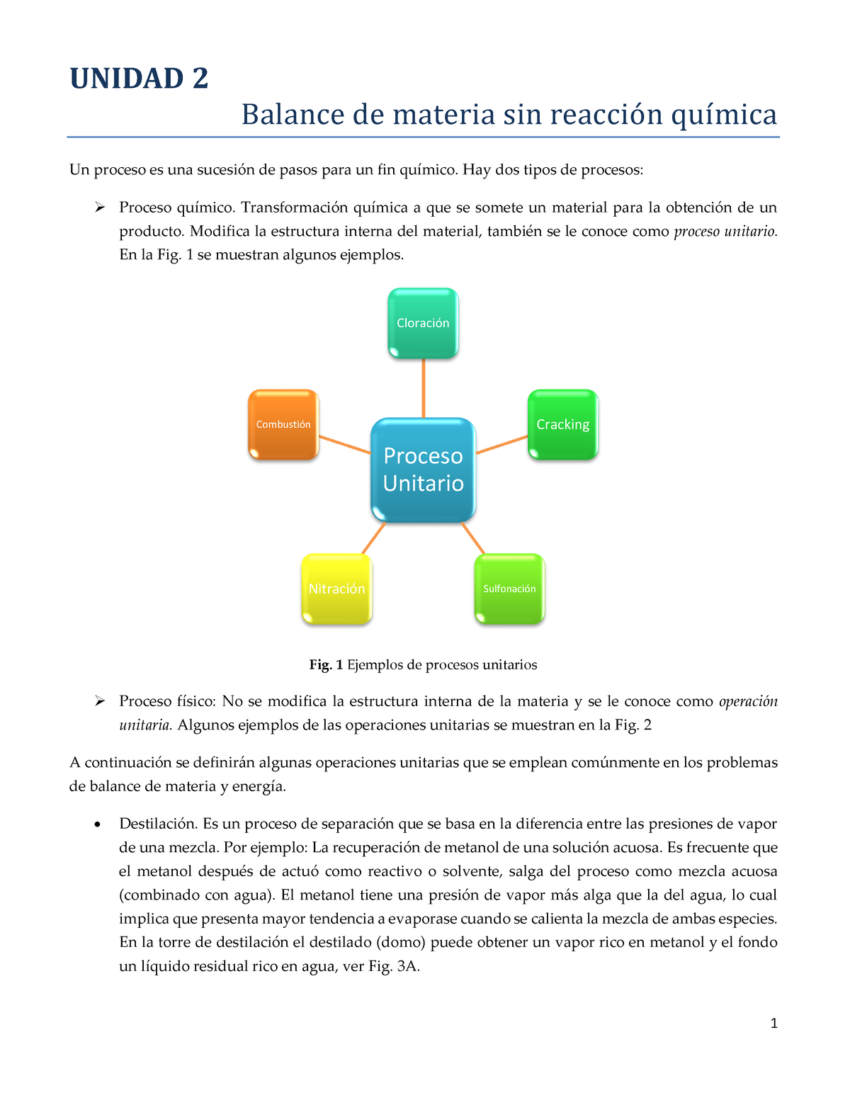 Apuntes De Balance 1era Parte M - UNIDAD 2 Balance De Materia Sin ...