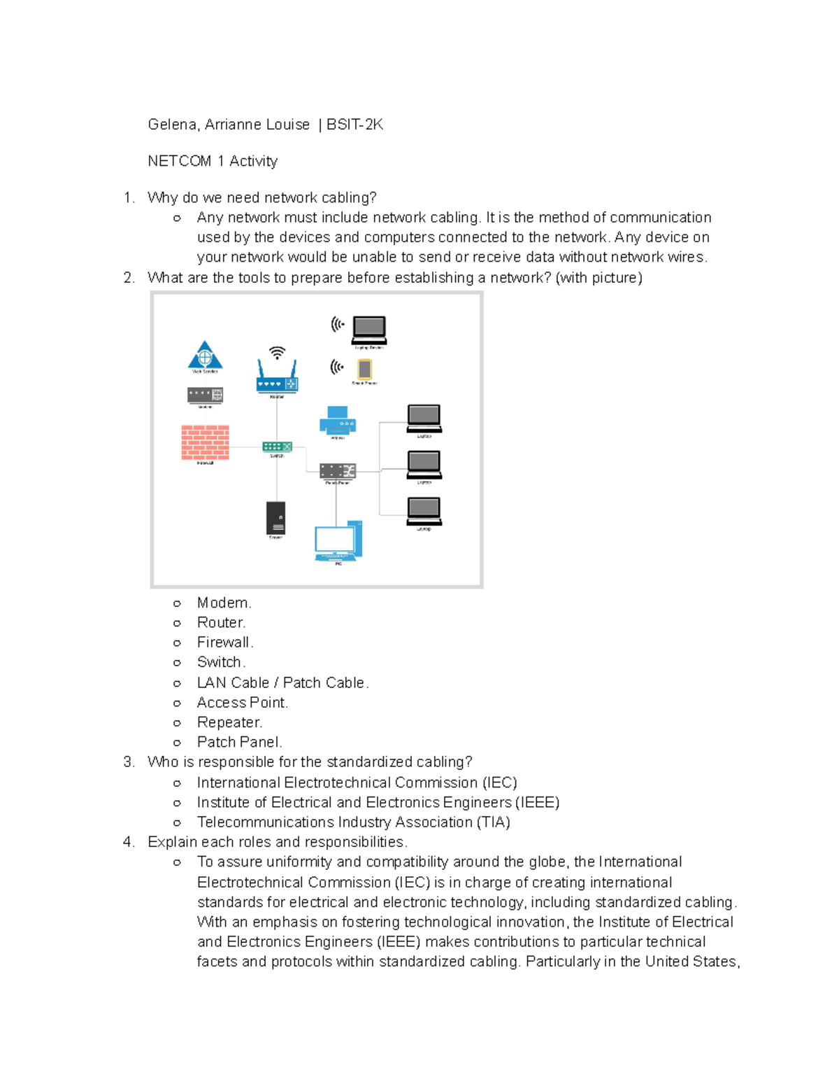 Netcom 1 Activity - Gelena, Arrianne Louise | BSIT-2K NETCOM 1 Activity ...