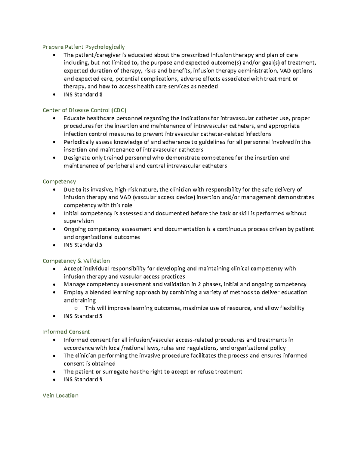 M13- Short Peripheral Vascular Access - Prepare Patient Psychologically ...