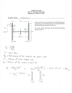 Exam 2 - Exam 2 - MECH 012 - Studocu