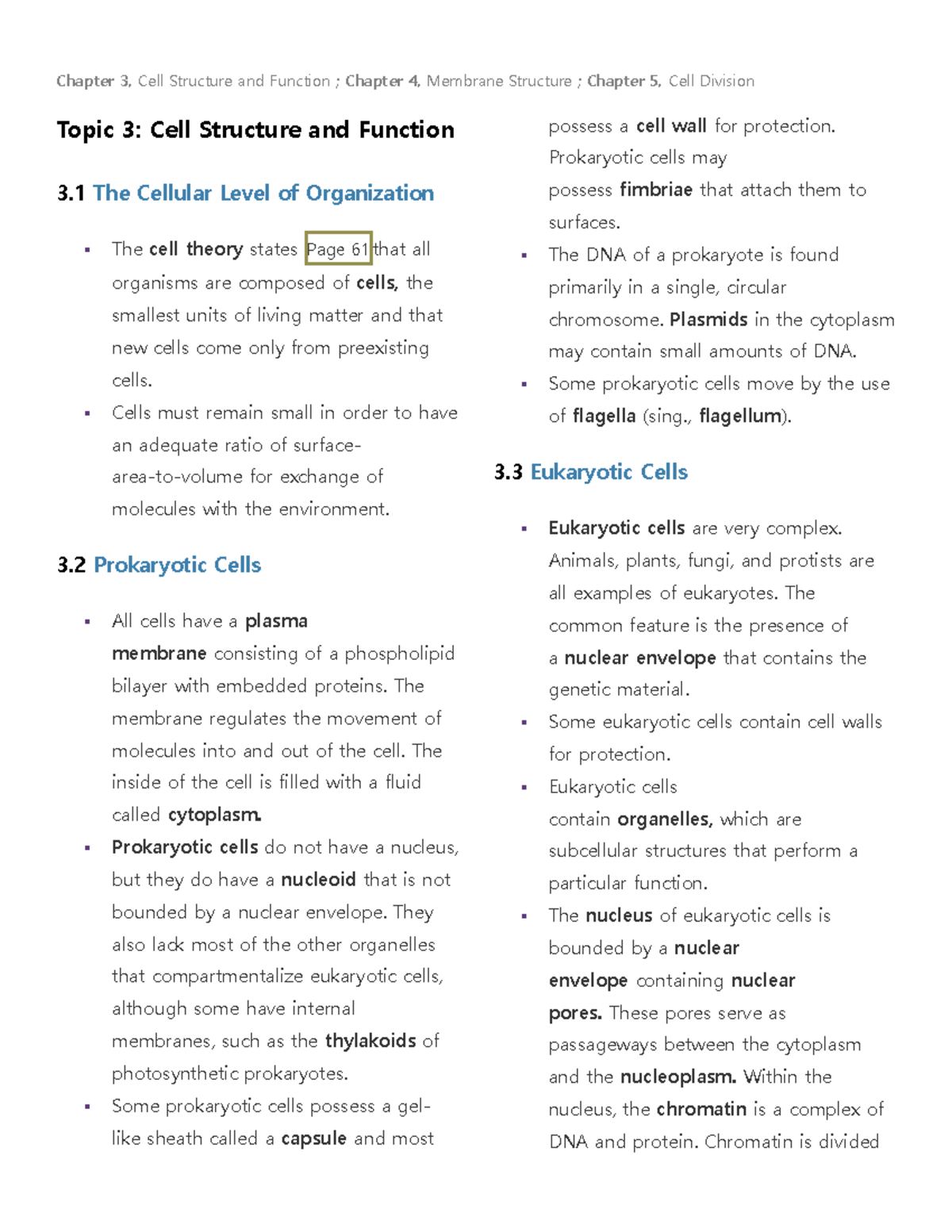 Topic 3 Chapter 3 Lecture Summary Overview And Quizzes Topic 3 