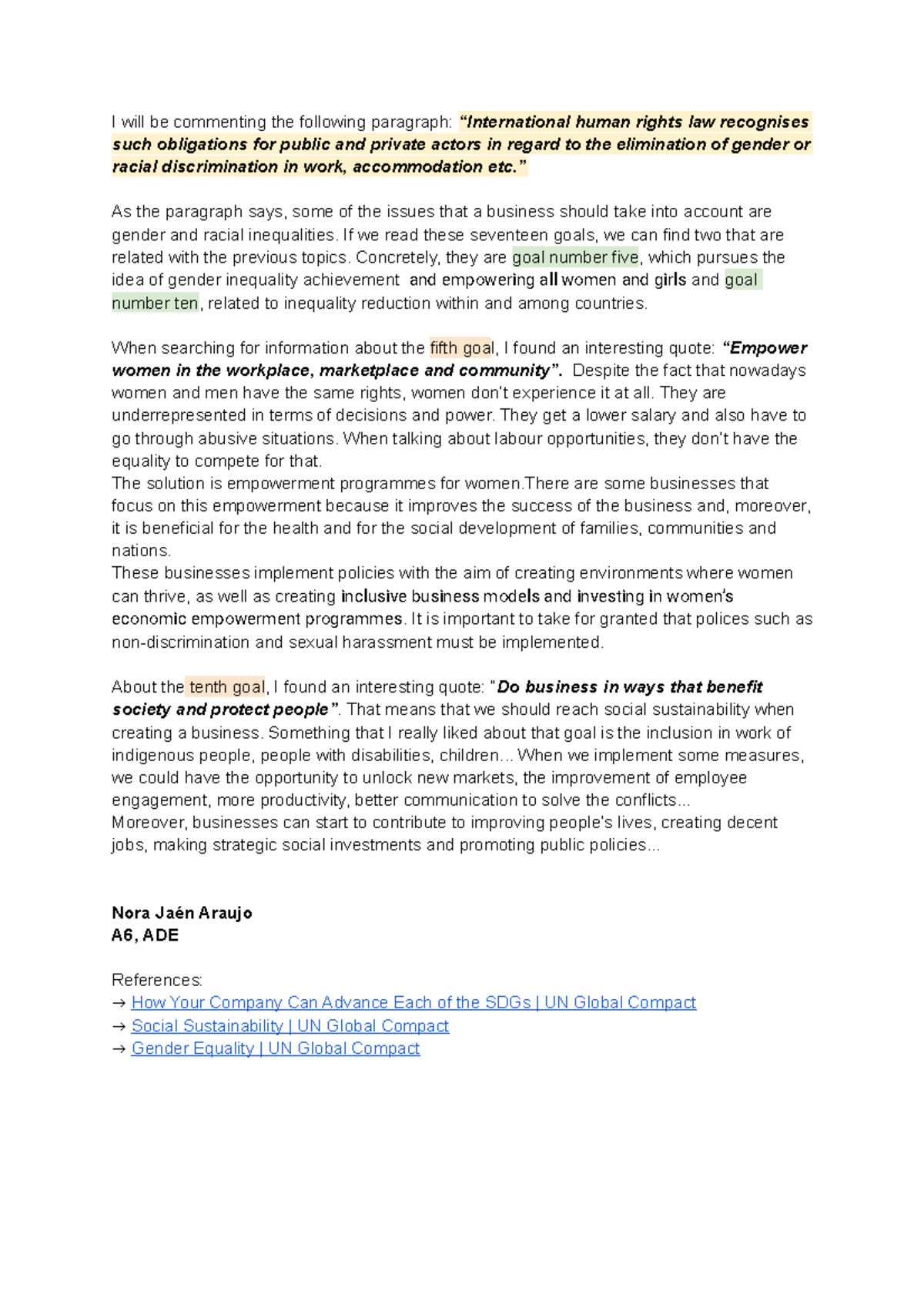 Article four socials : comment of a case - I will be commenting the ...