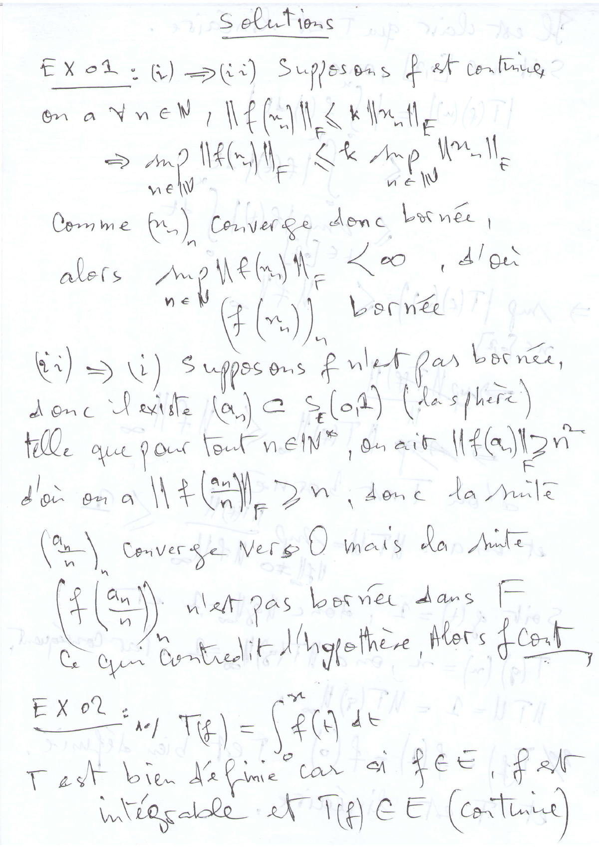 TD2 solutions - E x ,ô1- S e