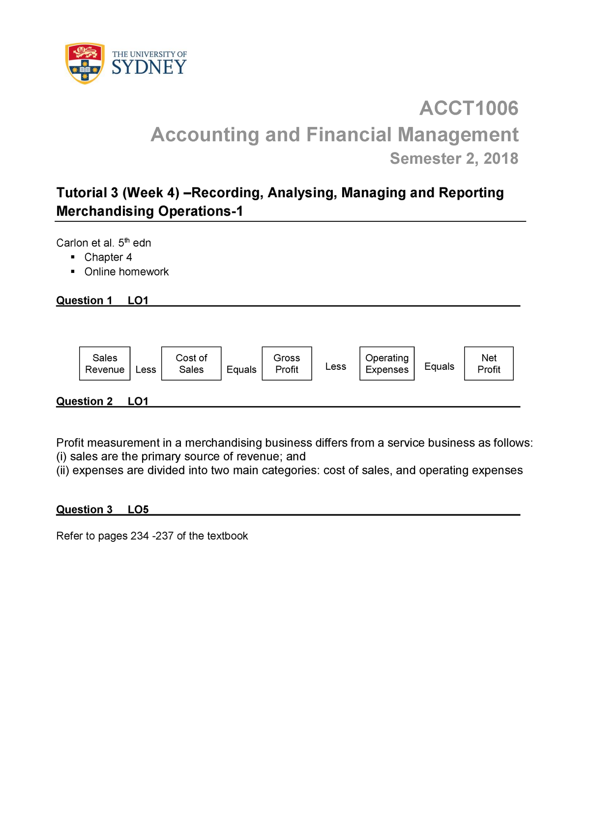 3 ACCT1006 T3 Week 4 - ACCT1006 Accounting And Financial Management ...