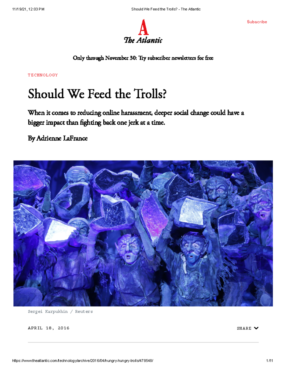 Building Proteins from RNA Only through November 30 Try subscriber