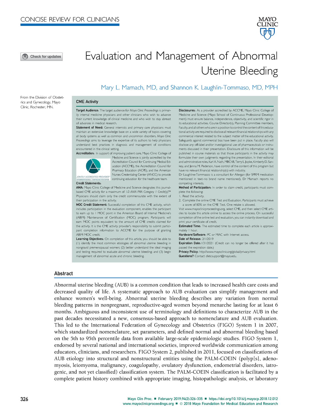 evaluation-and-management-of-abnormal-uterine-bleeding-marnach-md