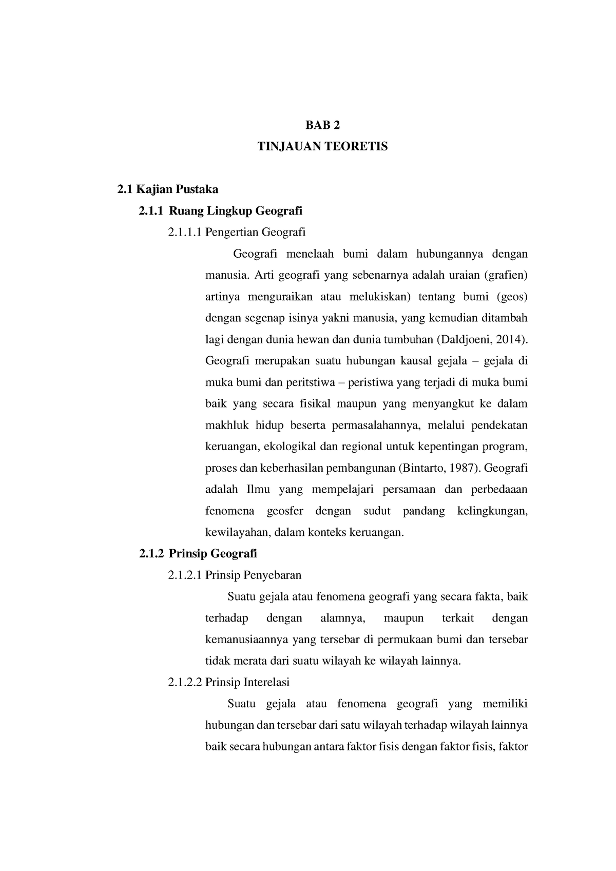 7 - Tugas - BAB 2 TINJAUAN TEORETIS 2 Kajian Pustaka 2.1 Ruang Lingkup ...