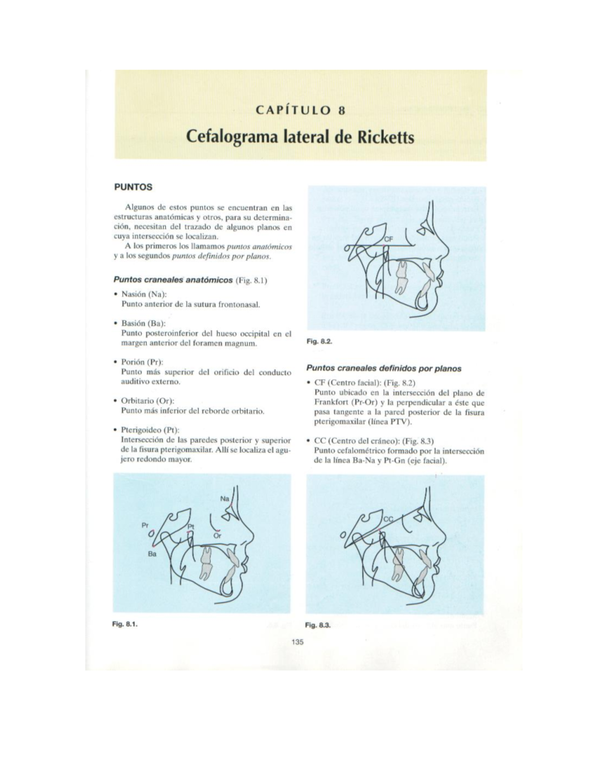 Cefalograma de Ricketts - Odontologia - Studocu