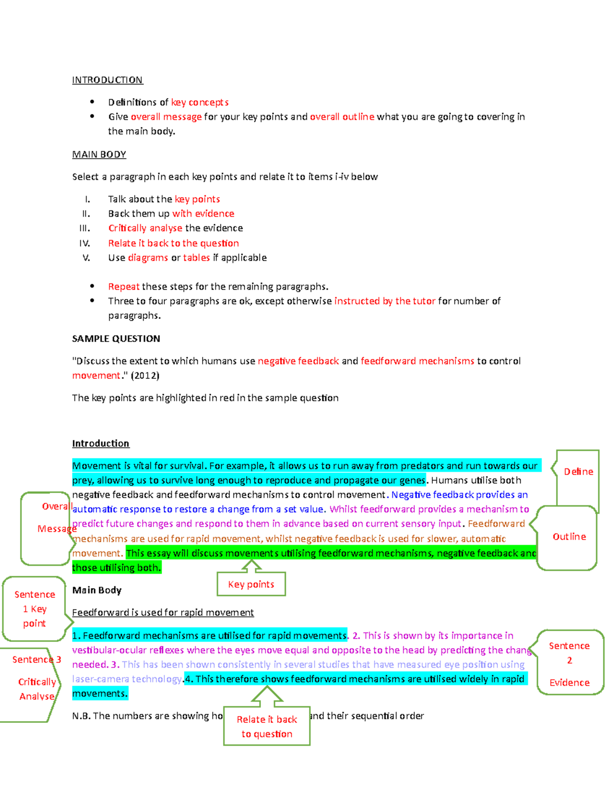 Essay Formular - Coursework - INTRODUCTION Definitions of key concepts ...