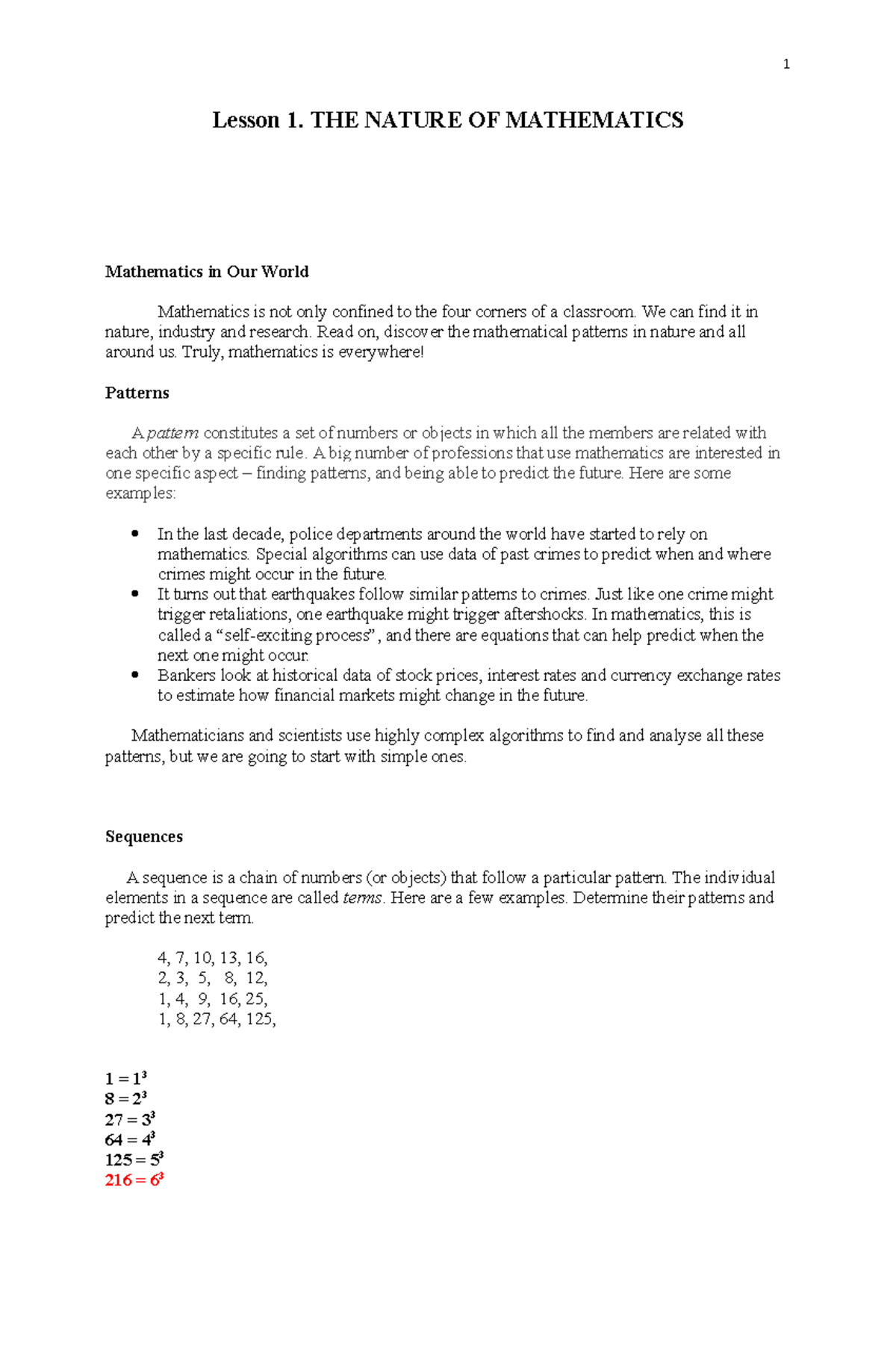 mathmodernworld-for-first-year-lesson-1-the-nature-of-mathematics