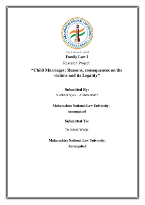 research paper on family law in india pdf