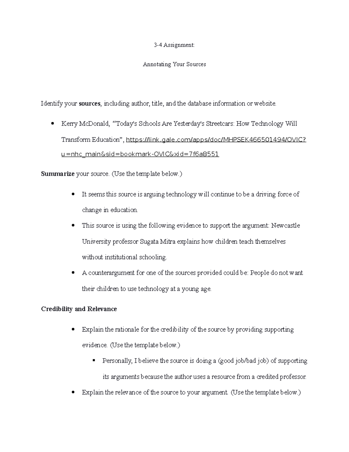 ENG-123 3-4 Assignment - 3-4 Assignment: Annotating Your Sources ...