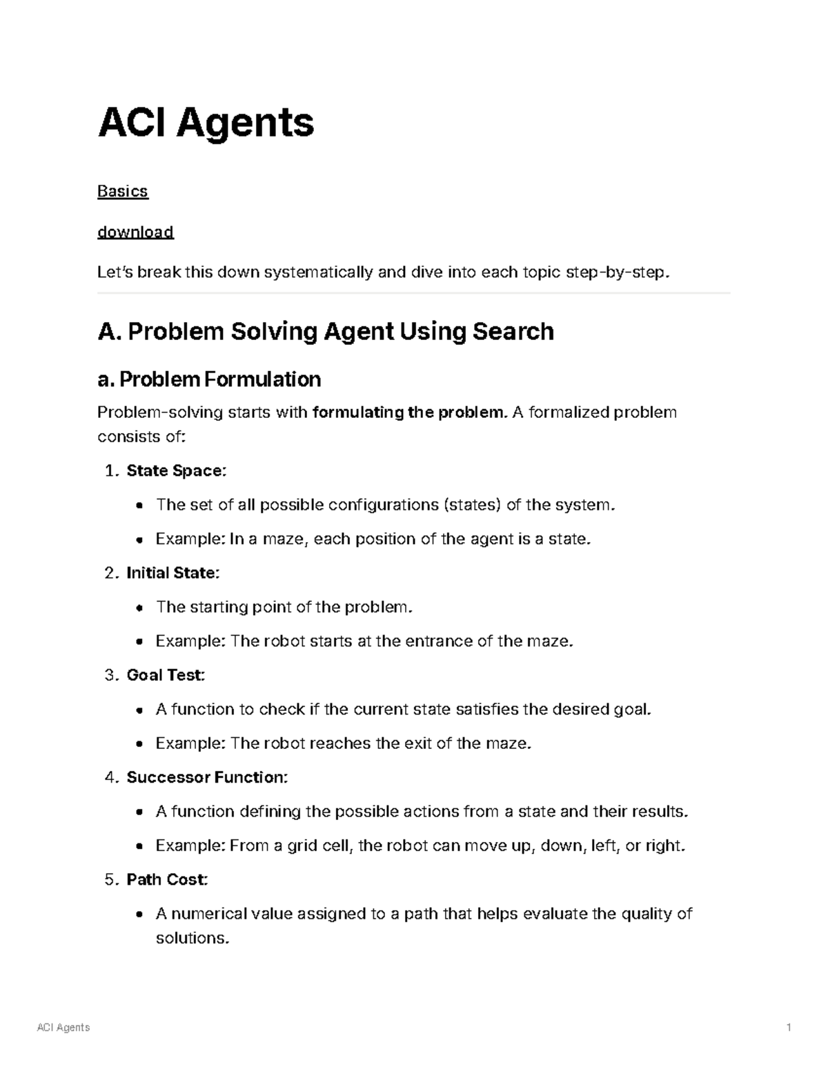 ACI Agents - ACI Agents Basics download Letʼs break this down ...