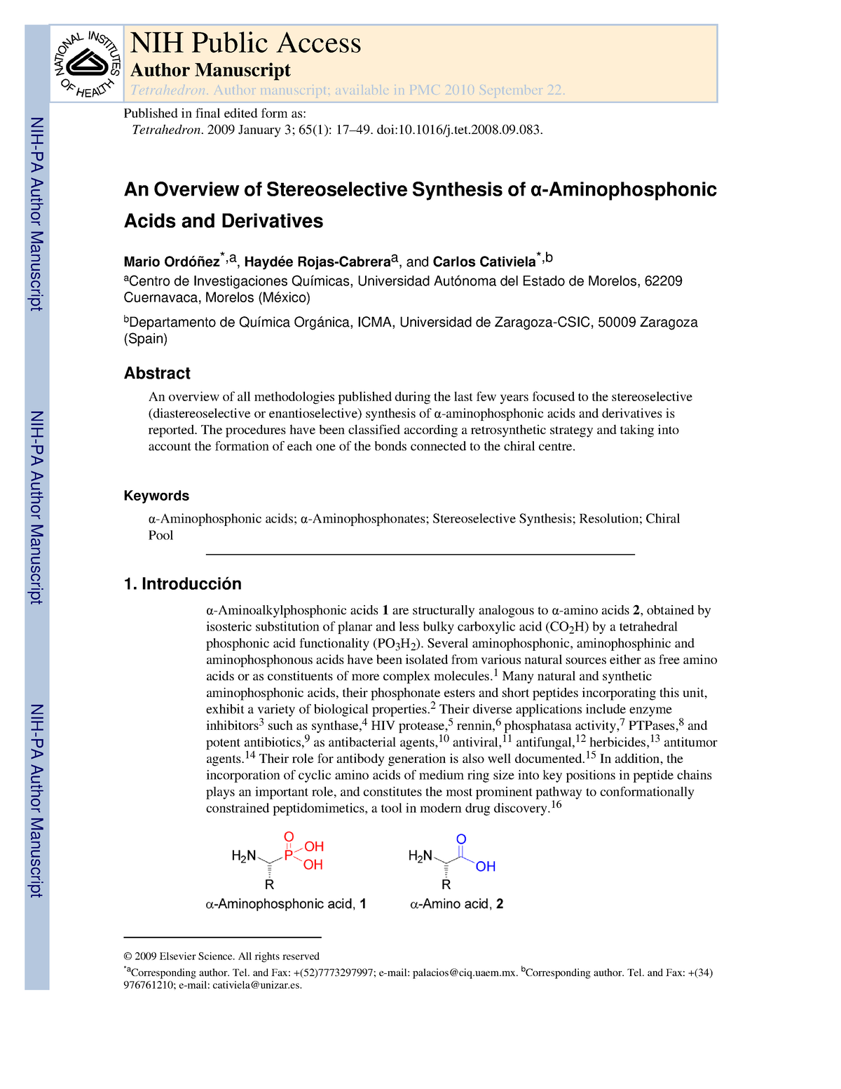 An Overview Of Stereoselective Synthesis - The Procedures Have Been ...