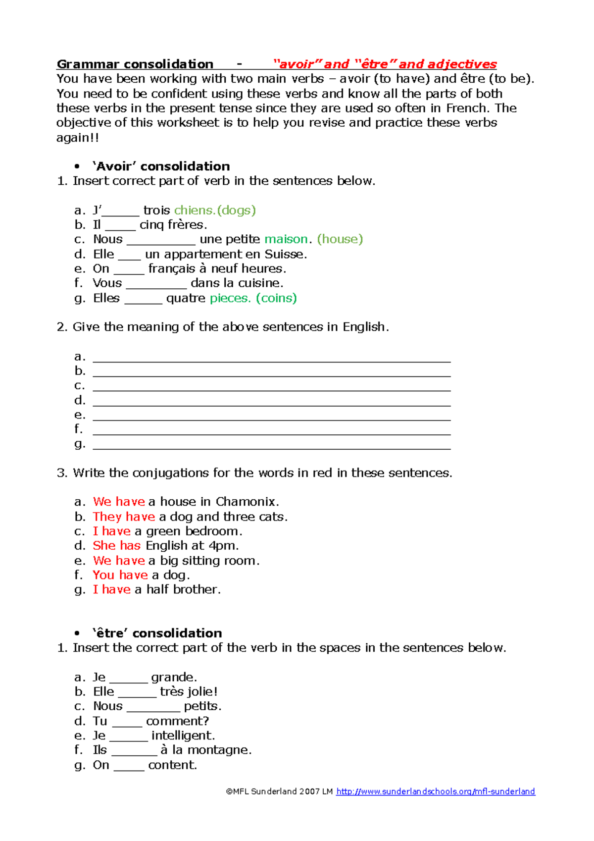 etre-and-avoir-practice-grammar-consolidation-avoir-and-tre