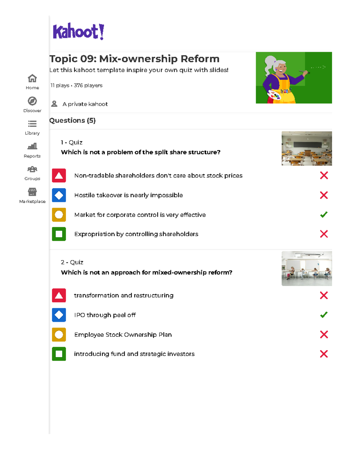 Topic 09 Mixownership Reform Details Kahoot Topic 09 Mix