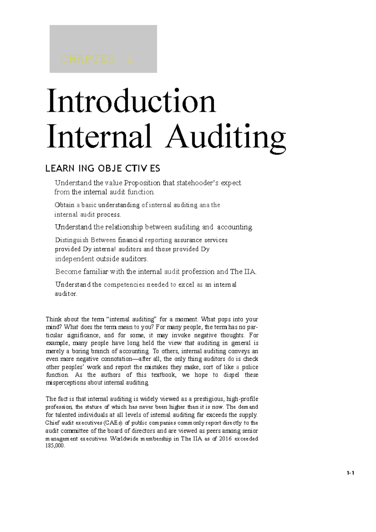 1. Internal Auditing - Assurance And Advisory Services 4th Edition (1 ...