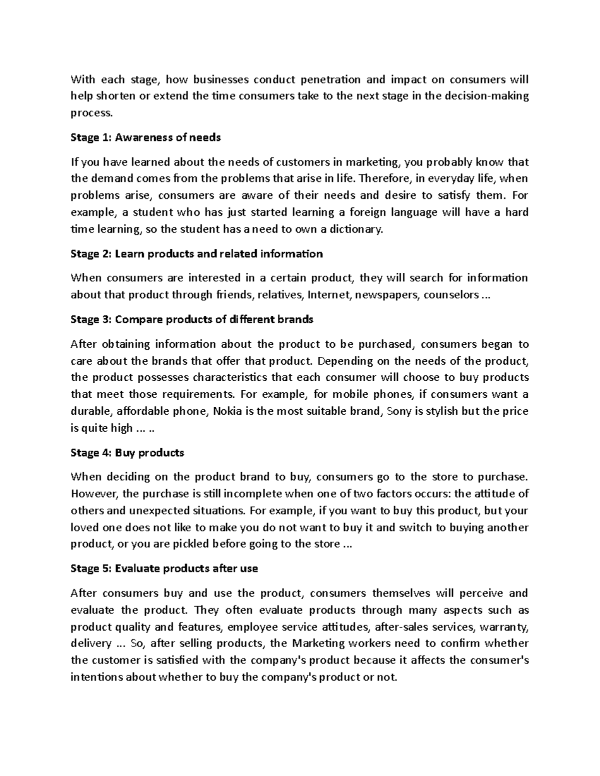 Impact of Digital Marketing To Customer's Decision-Making Process ...