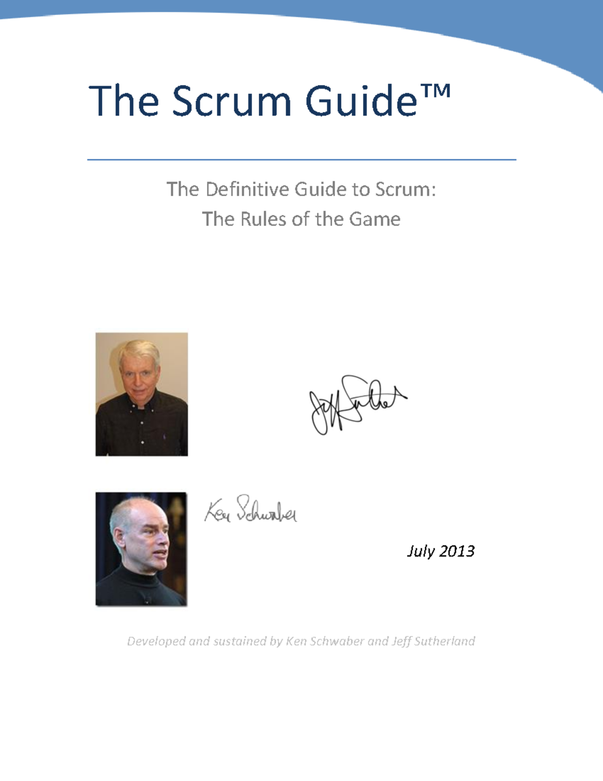 Scrum-Guide-US - Lecture Notes 1 - The Scrum Guide™ The Definitive ...