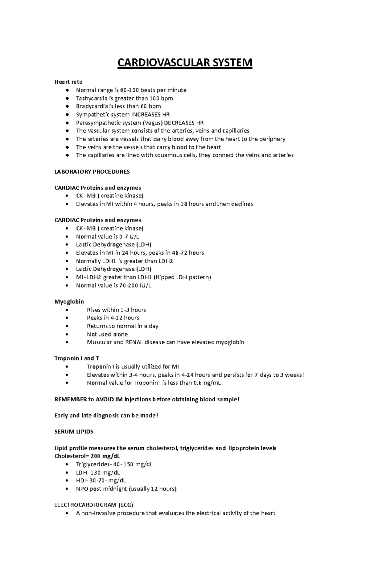 cardiology-notes-cardiovascular-system-notes-cardiovascular-system