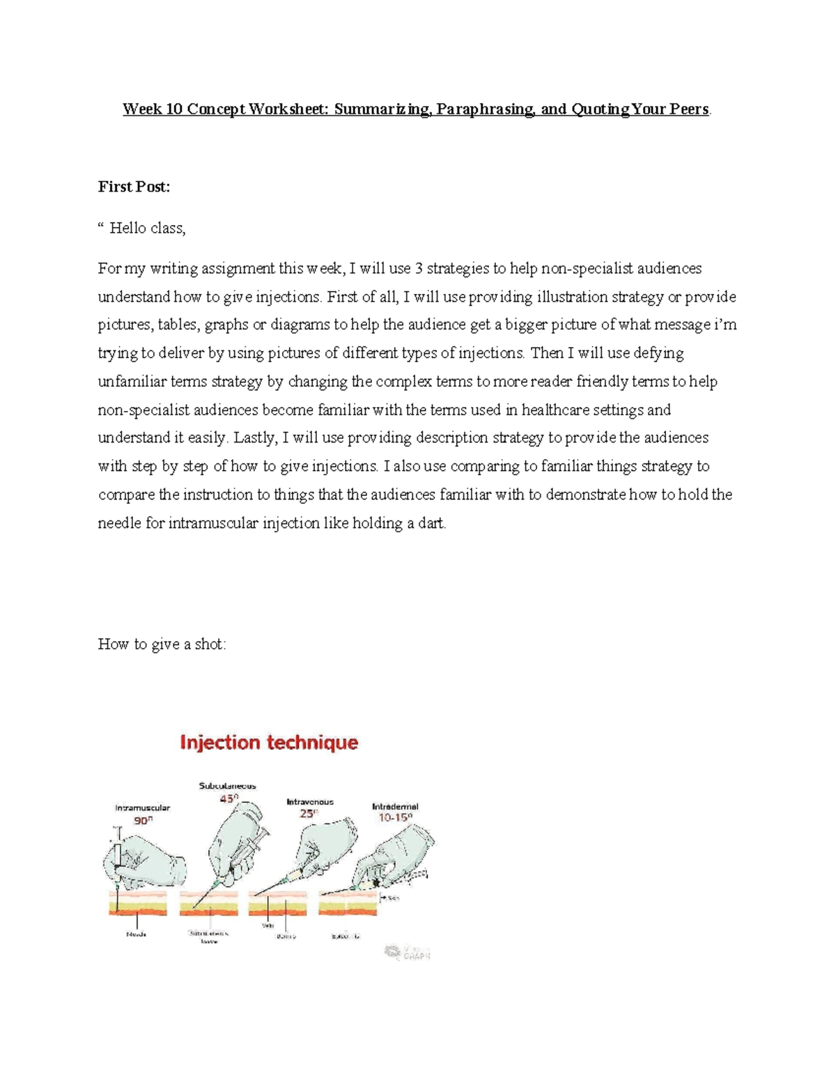 Eng 311 Week 10 concept worksheet - Week 10 Concept Worksheet ...