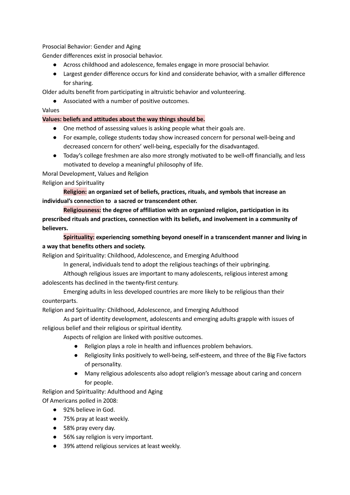 Prosocial Behavior - Across childhood and adolescence, females engage ...