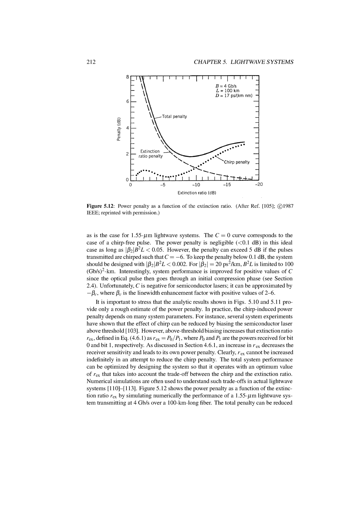 FiberOptic Communication Systems (43) 212 CHAPTER 5. LIGHTWAVE