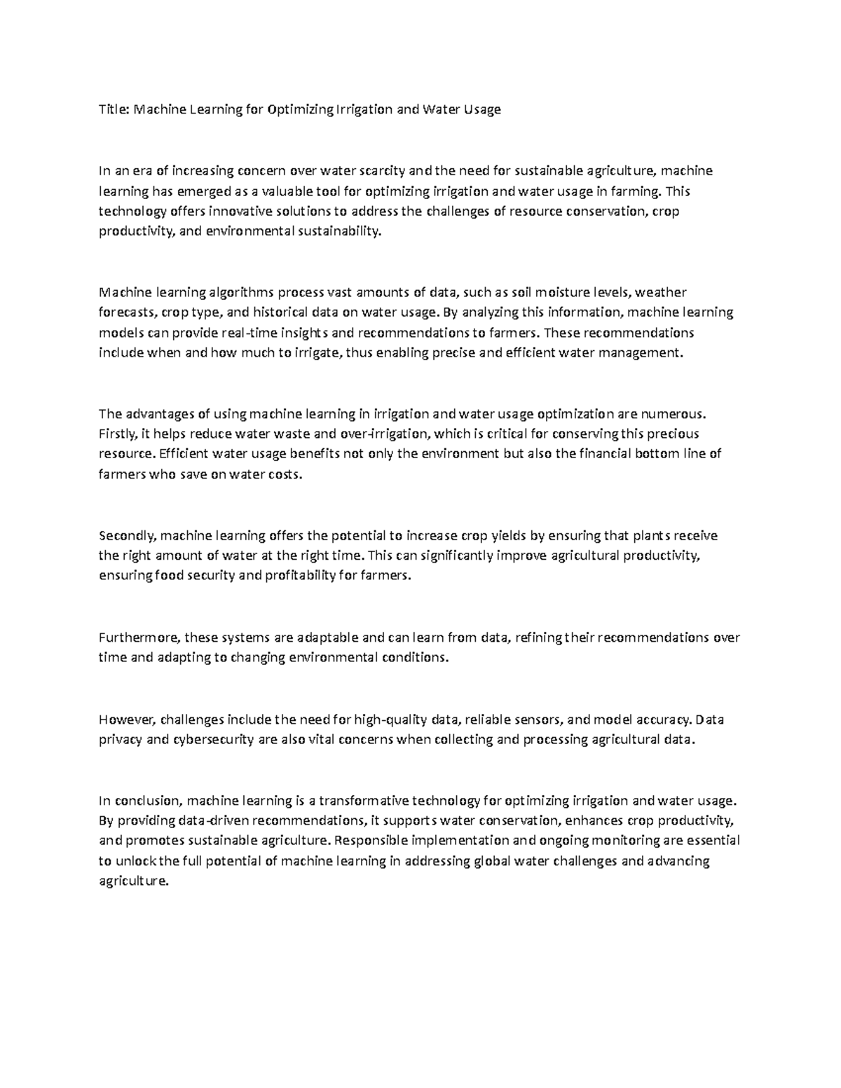 Title 18 - Artificial Intelligence (AI) has emerged as a transformative ...