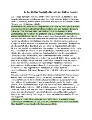 Geschichte der Neuzeit (ca. 1500 bis ca. 1914) Geschichte der Neuzeit