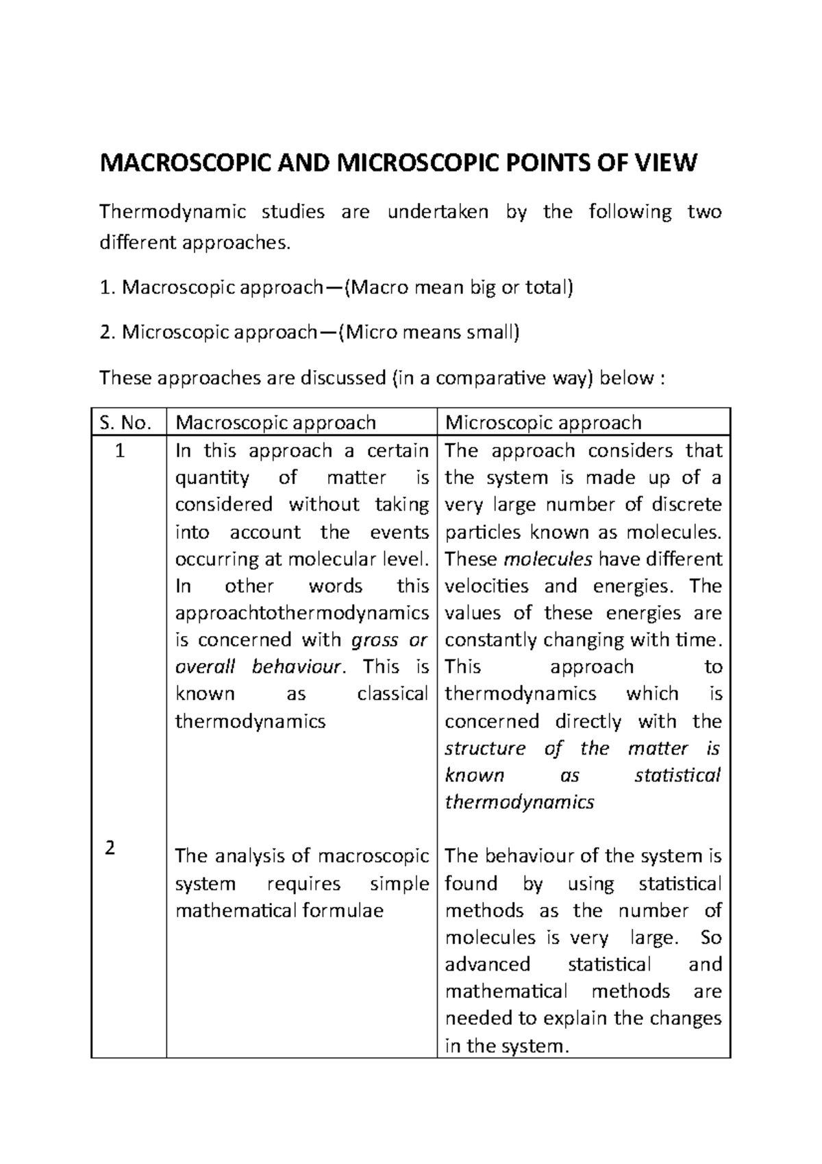 Is Macroscopic Smaller Than Microscopic