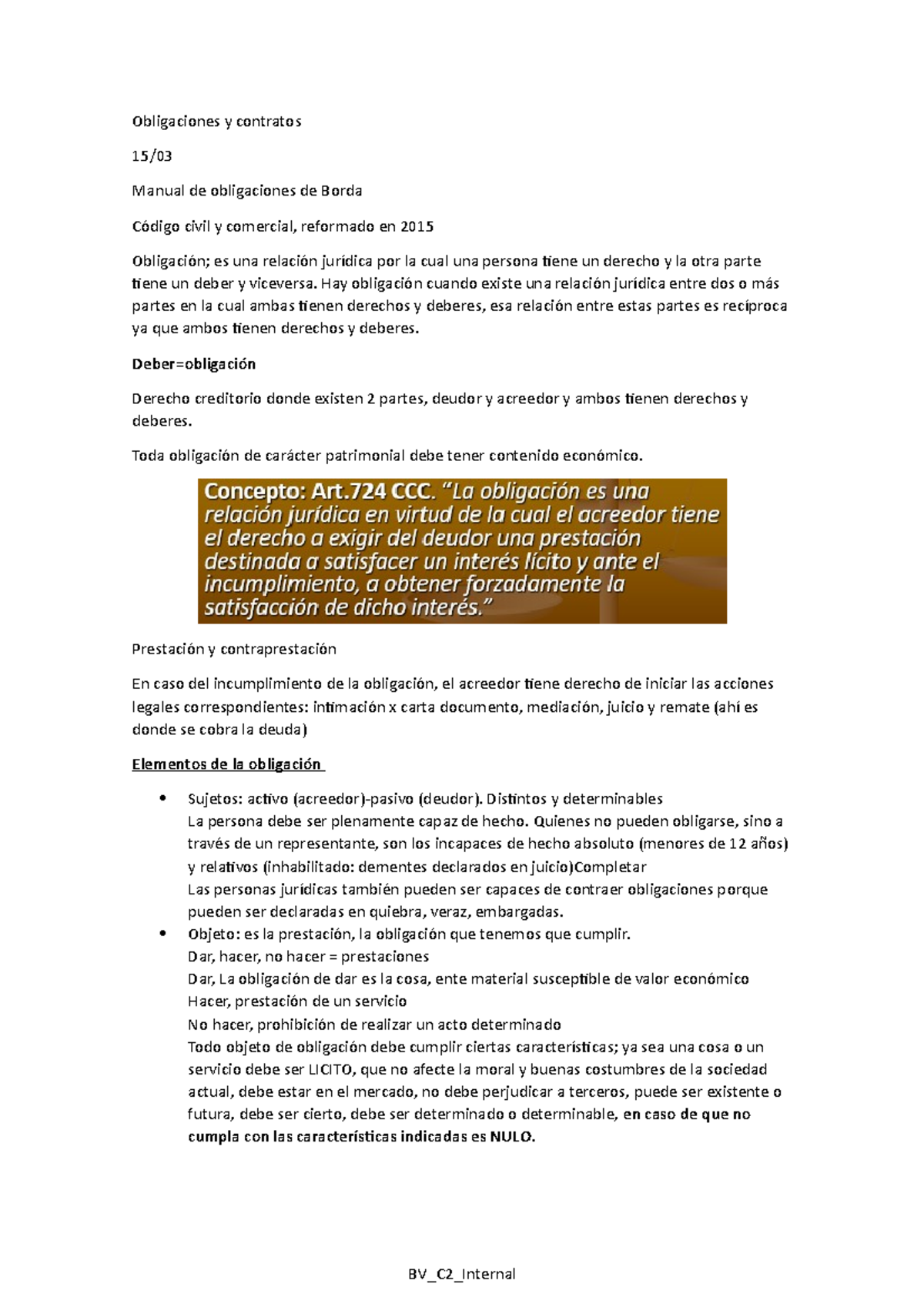 Obligaciones y contratos - Obligaciones y contratos 15/ Manual de ...