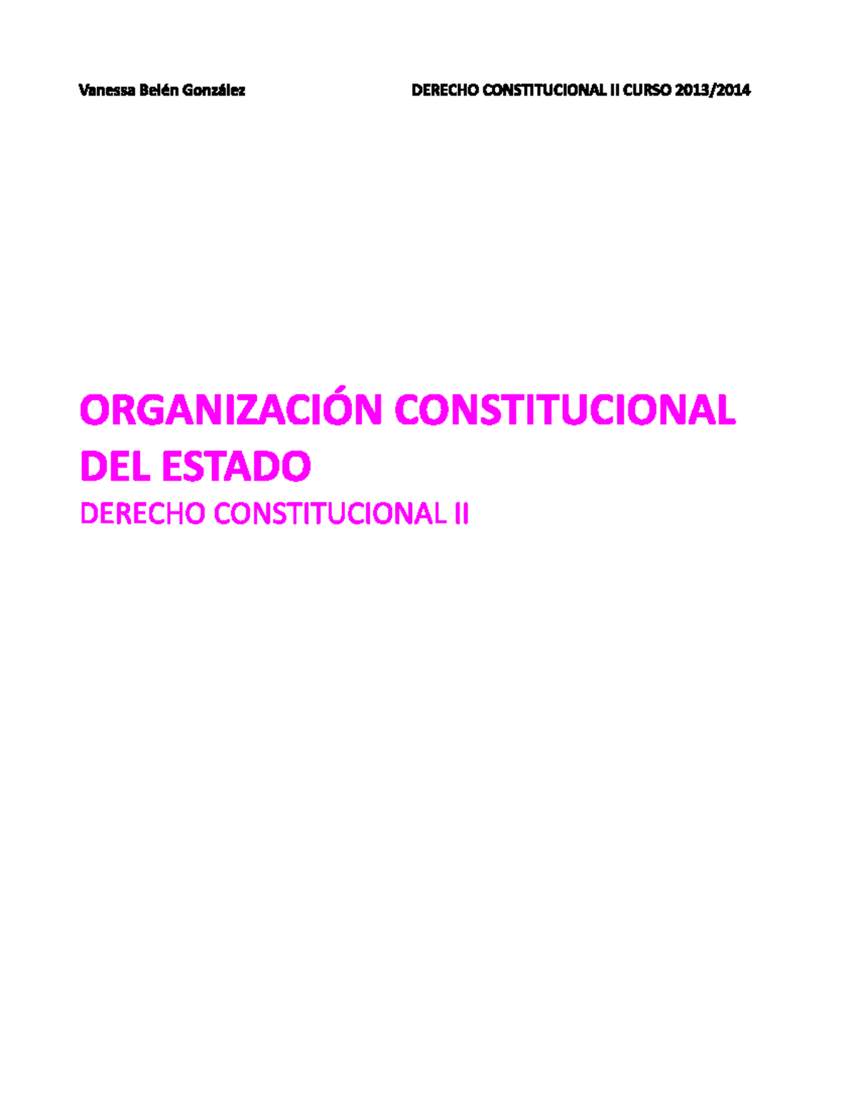 Organizacion Constitucional Del Estado - Organización Constitucional ...