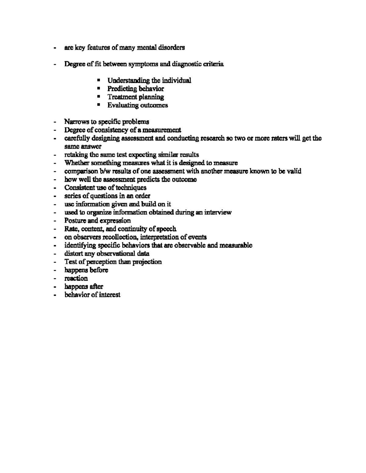 Abnormal Psychology Lecture Notes pg9 - PSY 302 - Studocu
