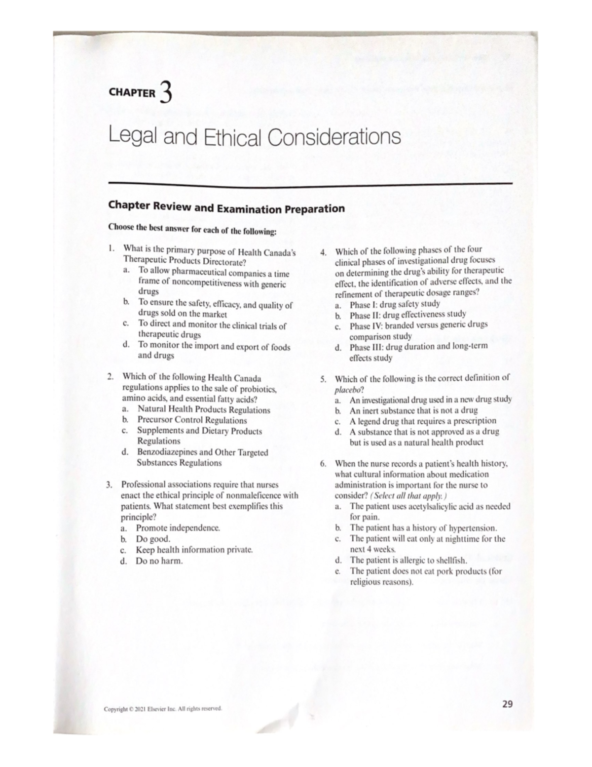 Chapter 3 legal and ethical considerations - PHAR 1280 - Studocu